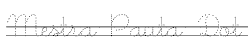 Fuente de letra Mestra Pautada Punteada